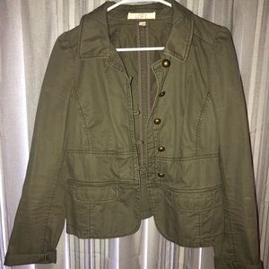 LOFT Army Green Jacket